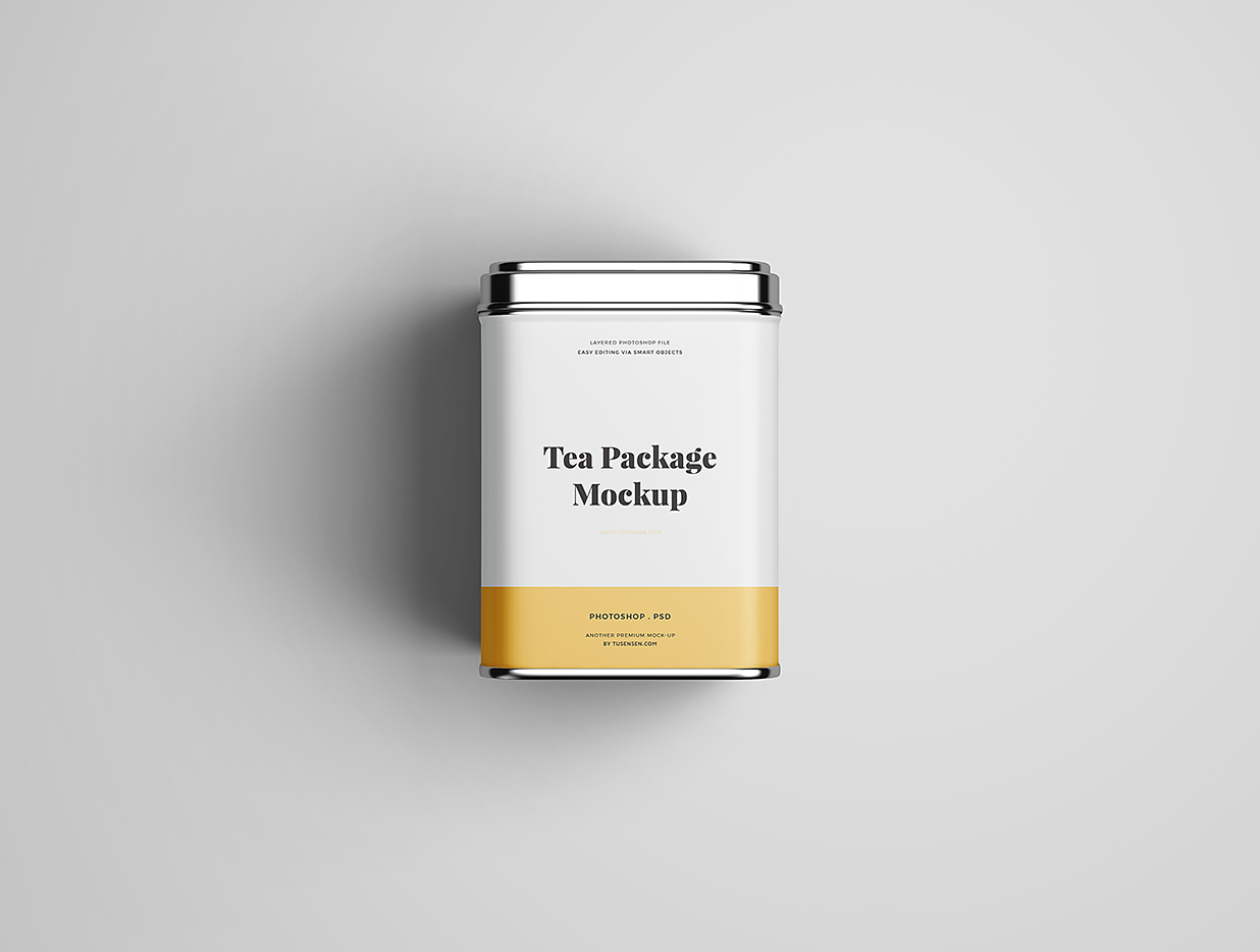 高品质锡罐茶叶罐铁罐包装样机7组插图3