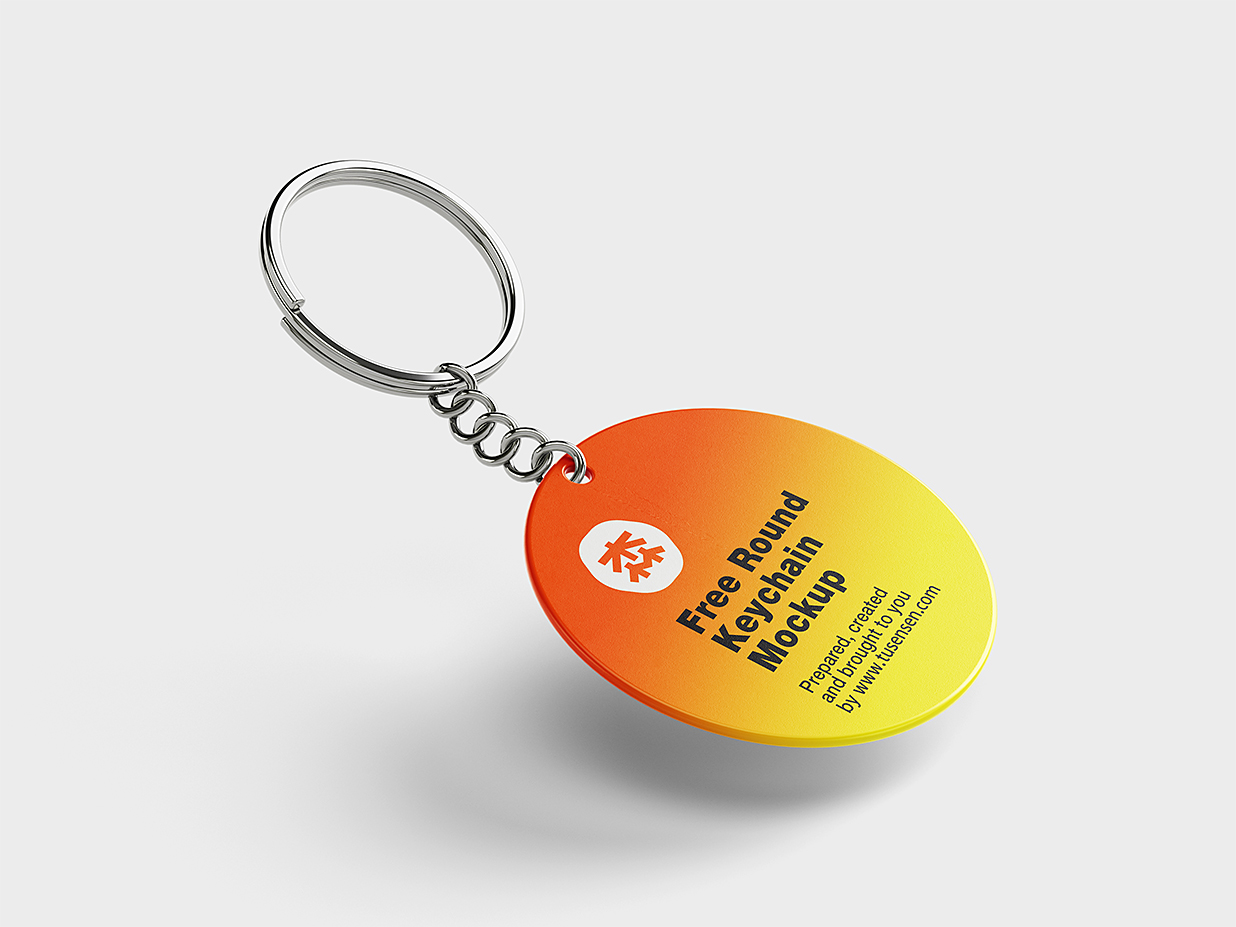 高质感钥匙圈样机4组插图3