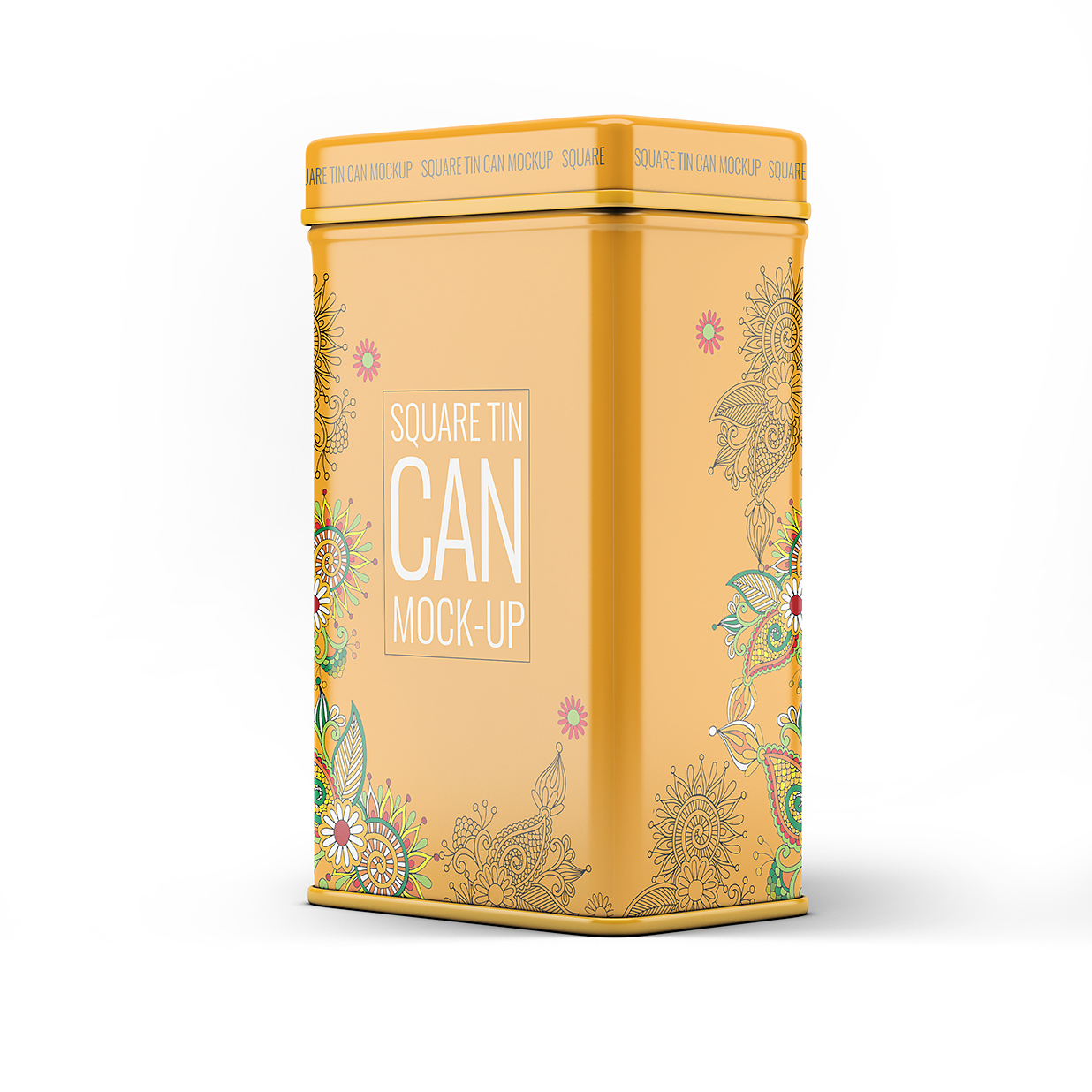 高端锡罐茶叶罐铁罐套装包装样机24组插图3