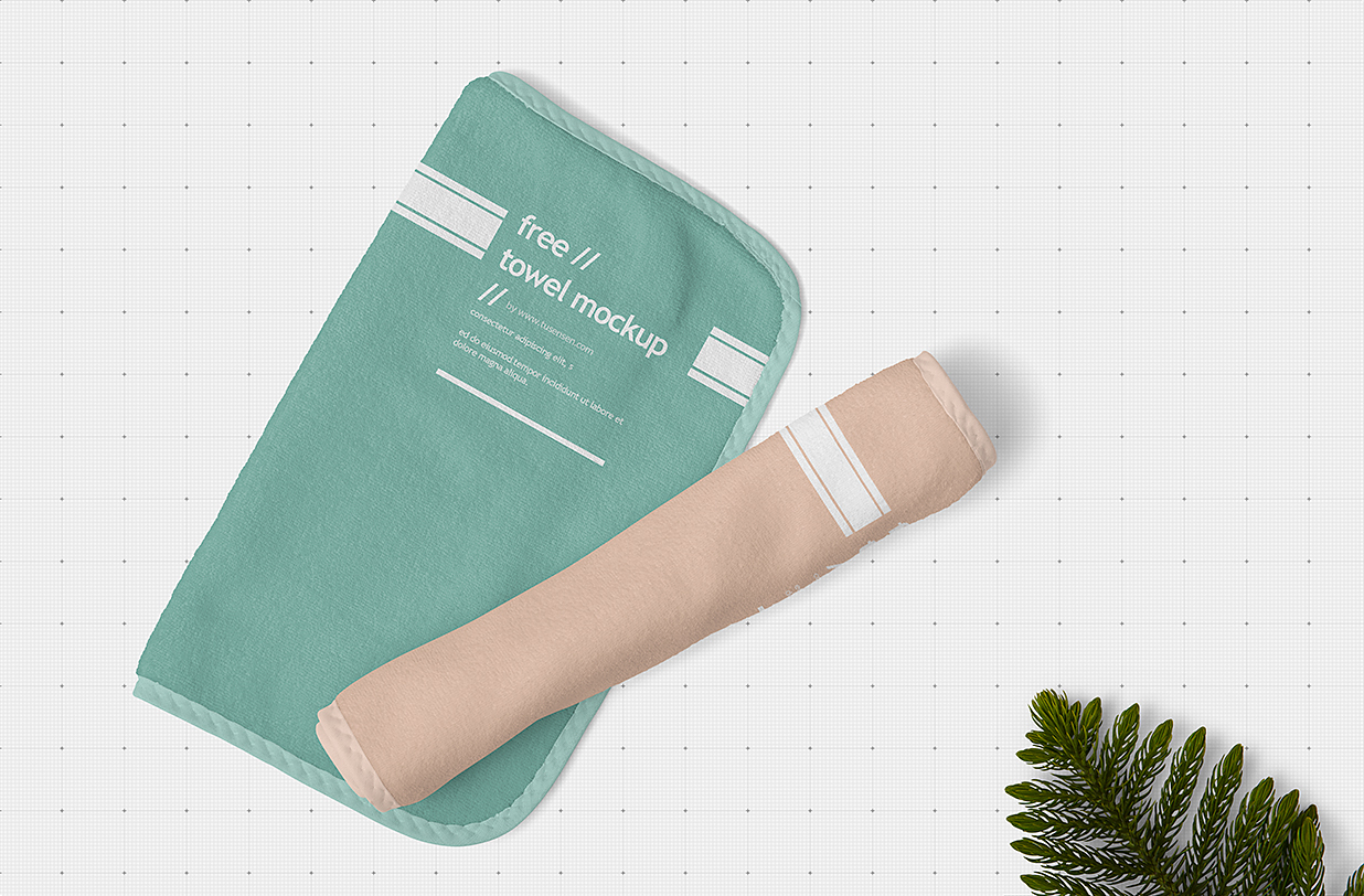 精致毛巾洗脸巾样机4组插图3