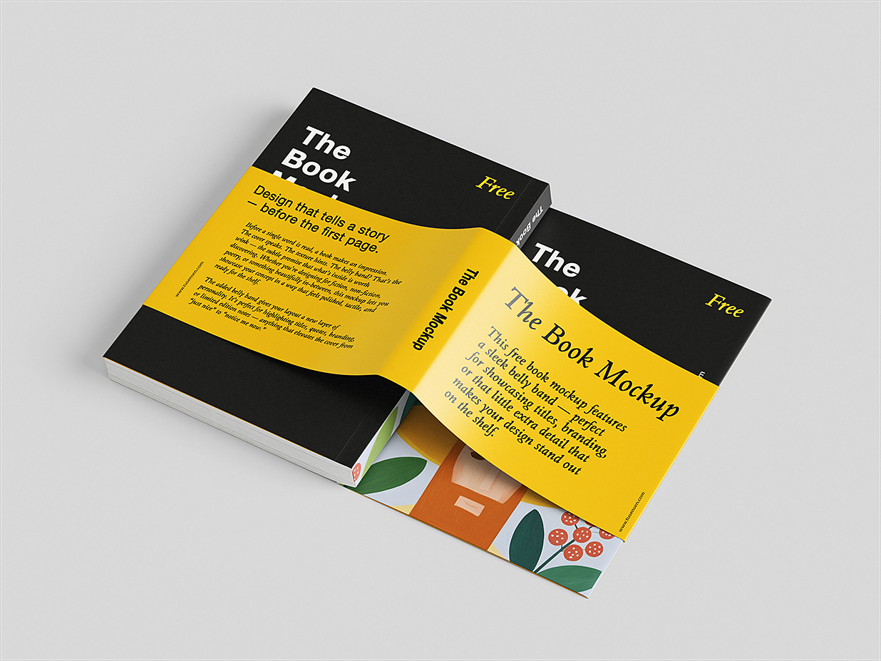 精致的软皮书籍样机5组插图4