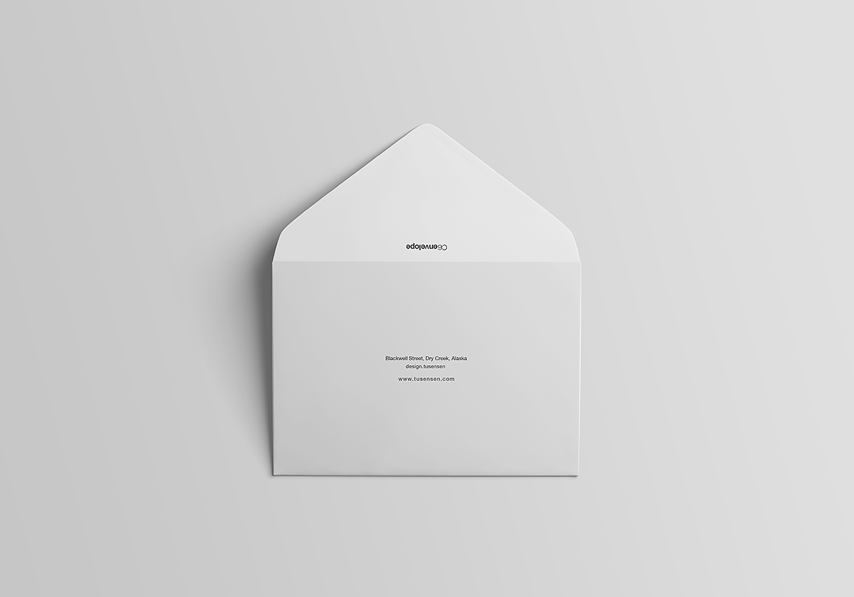 简约高级信封样机7组Mockup插图5
