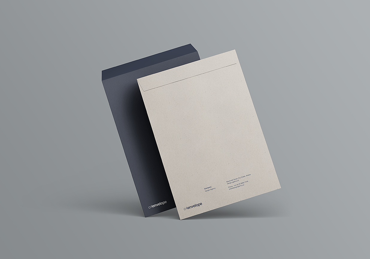 高质感牛皮纸信封样机7组插图6