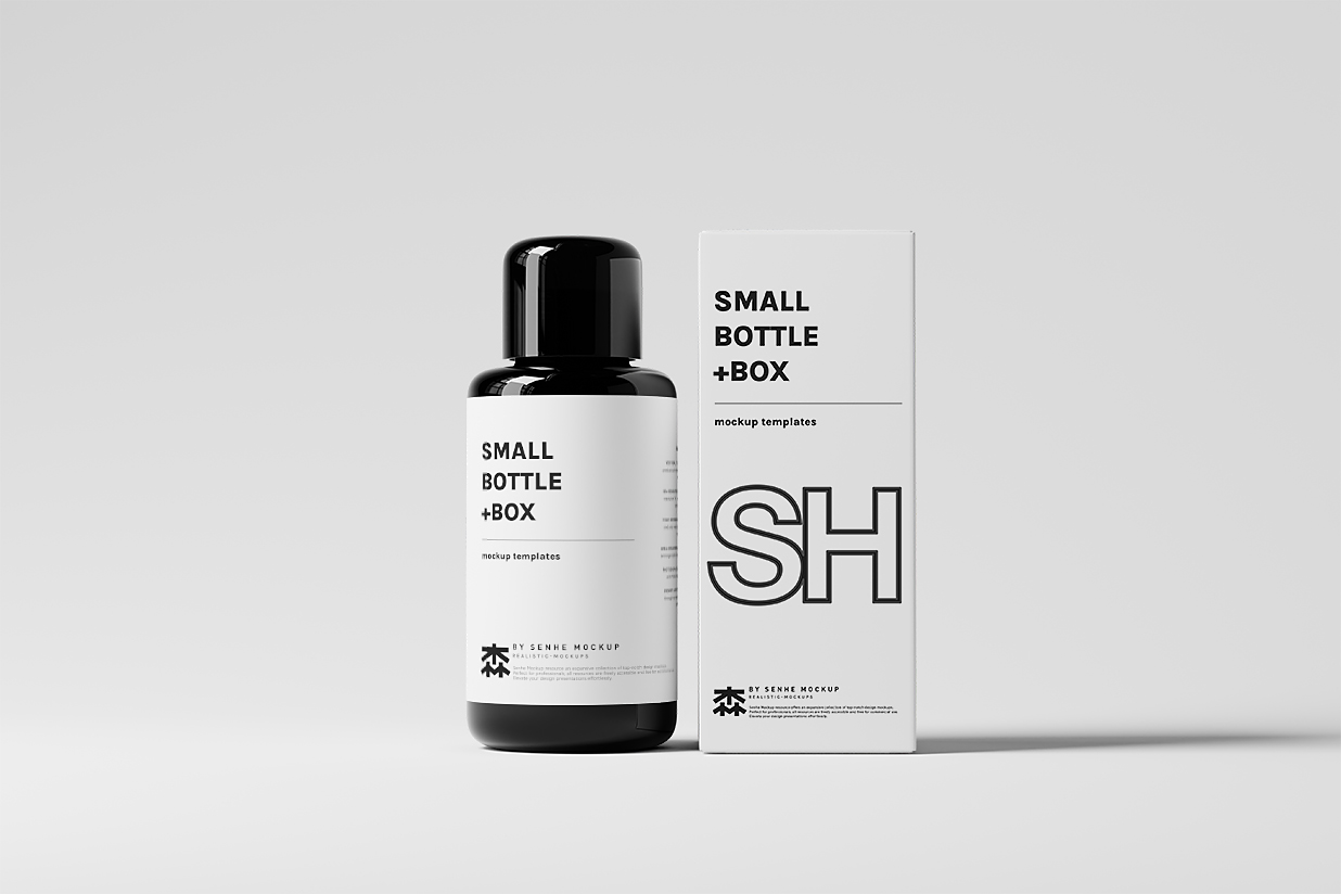 带包装盒的水乳样机8组插图7