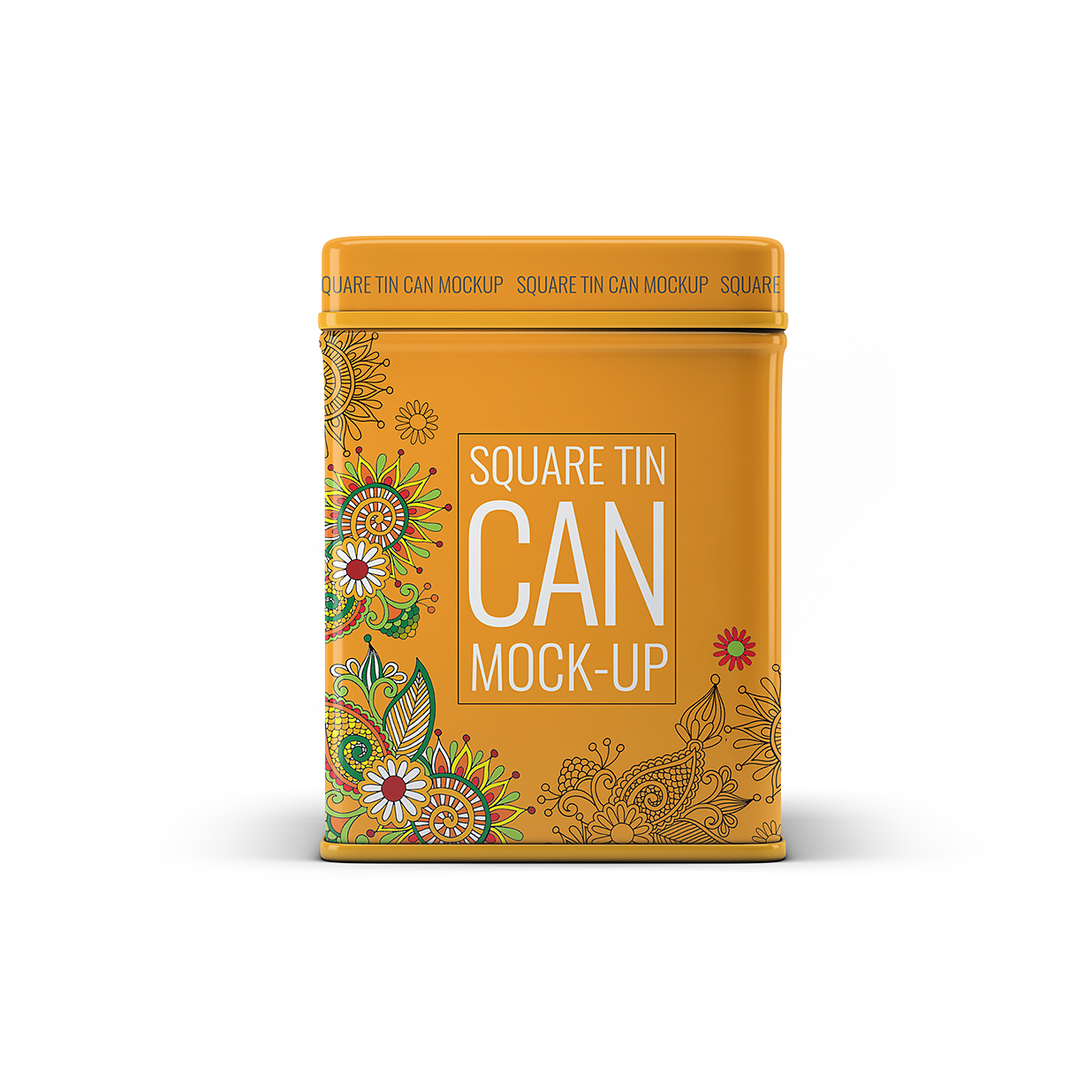 高端锡罐茶叶罐铁罐套装包装样机24组插图8