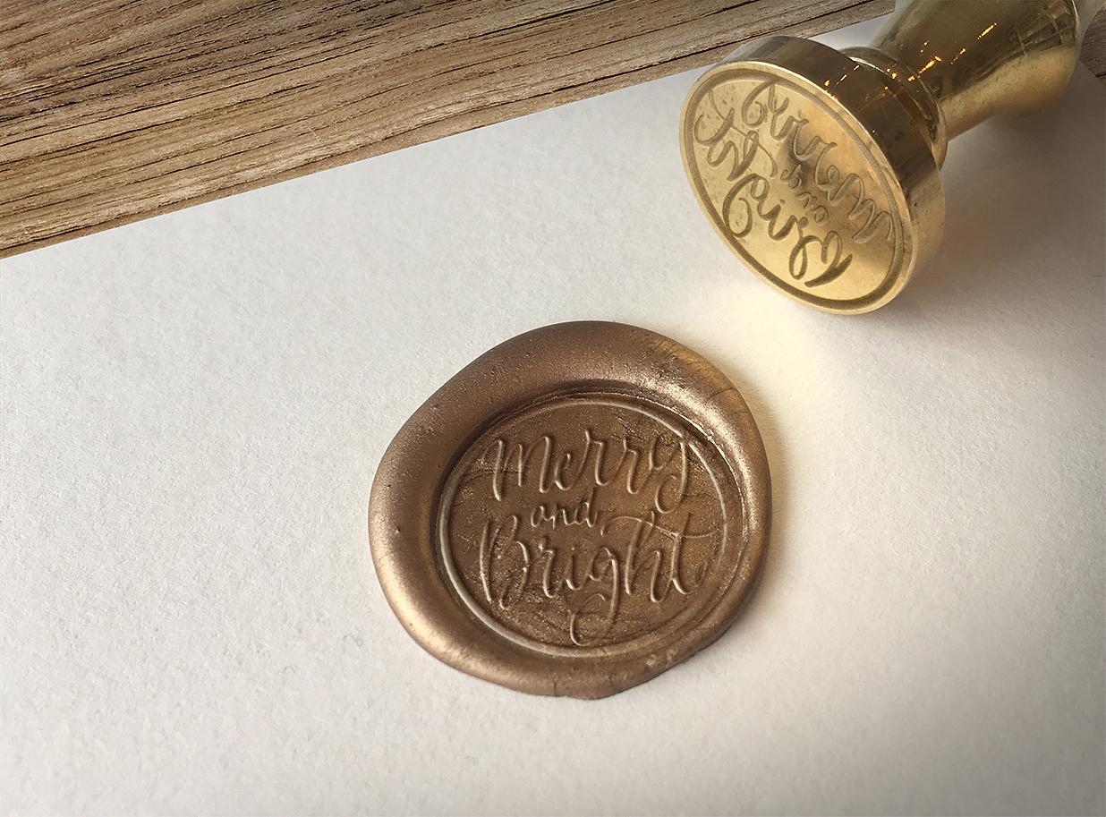 高质感金色火漆印章LOGO样机插图