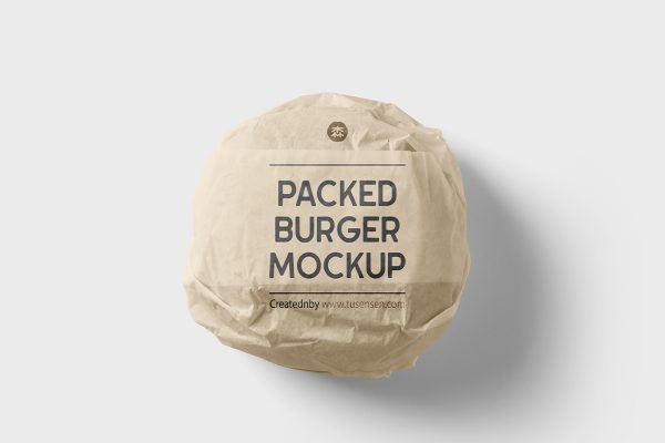 汉堡包装袋样机