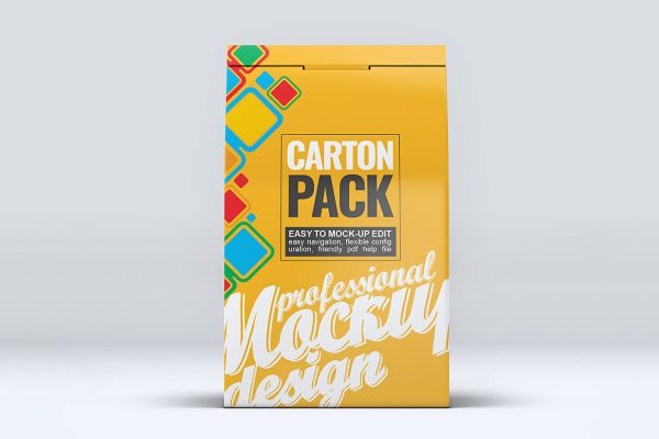 纸质自立袋食品袋样机9组