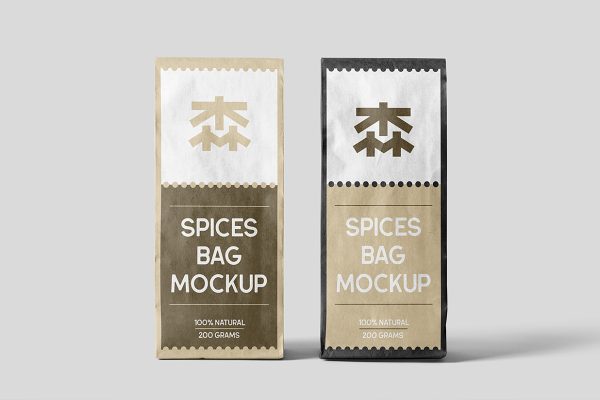 牛皮纸茶叶咖啡袋食品袋样机