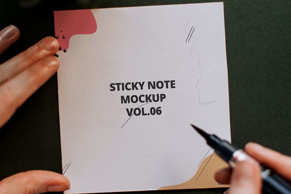 便签纸便利贴样机