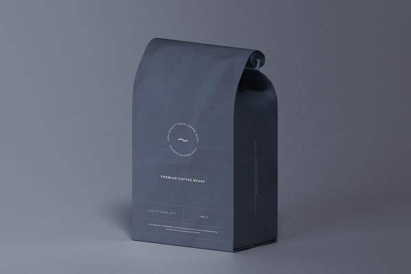 精致咖啡茶叶自立袋纸袋食品袋样机