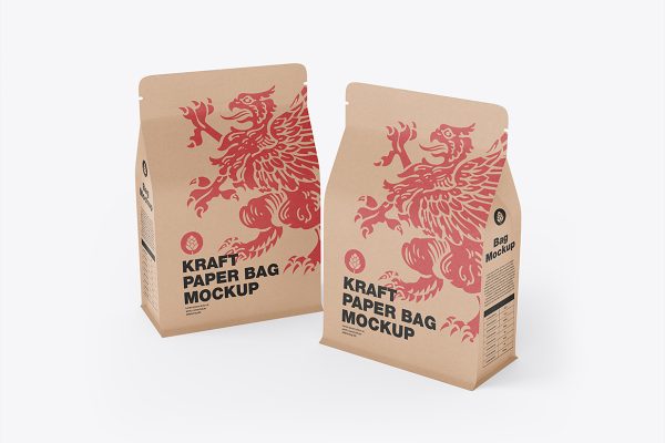 牛皮纸自立袋食品袋样机