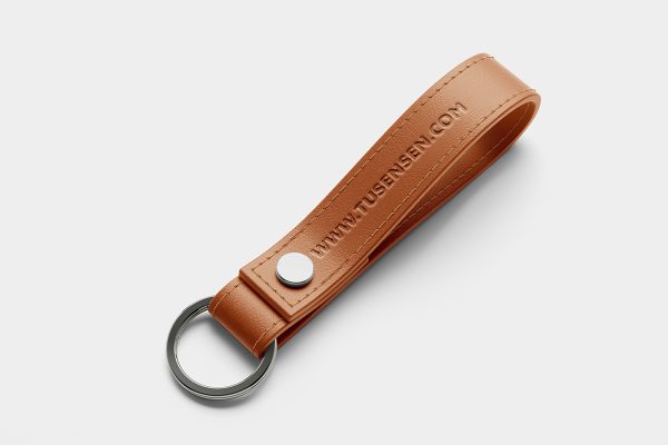 高质感皮革钥匙扣样机3组