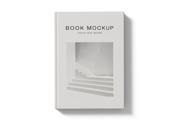 简约精装书籍样机