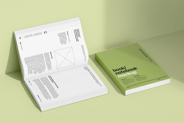 高质感精装书籍样机