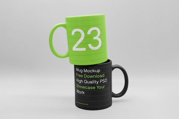 精致陶瓷杯马克杯样机