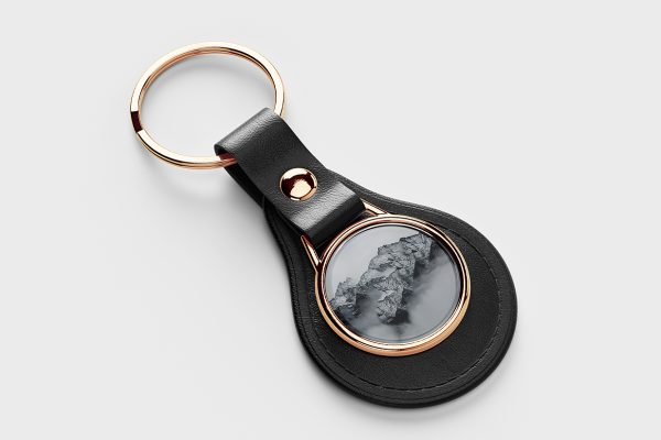 圆形皮革钥匙扣样机5组