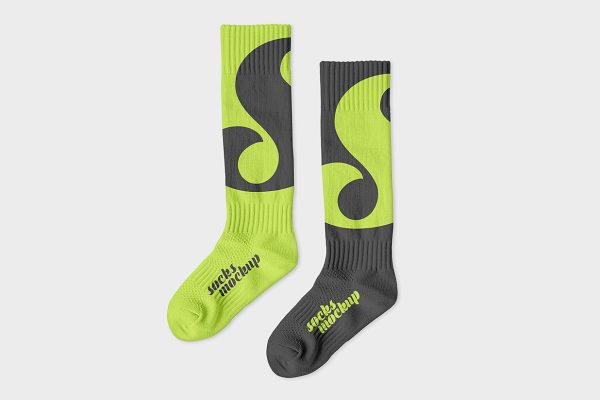 运动袜子长袜样机2组