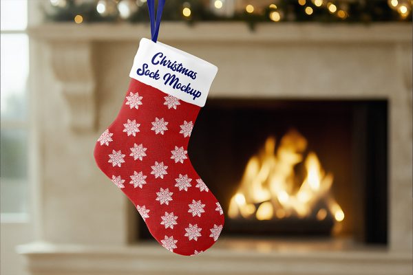 圣诞袜子样机