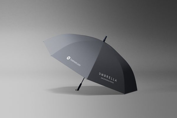 精致雨伞太阳伞样机