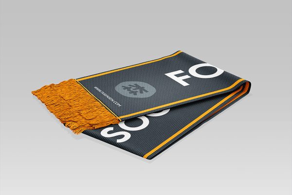 足球/橄榄球围巾样机3组