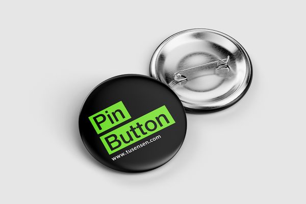 精致圆形别针徽章胸针样机5组