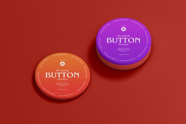 针徽章胸针样机