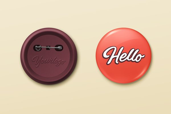 别针徽章胸针样机