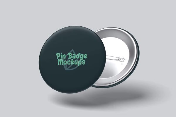 精致别针徽章胸针样机