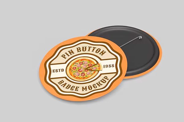 精致别针徽章胸针样机4组