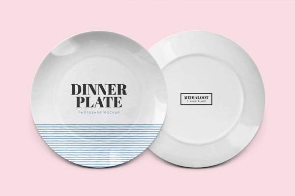 精致陶瓷餐盘餐具盘子样机