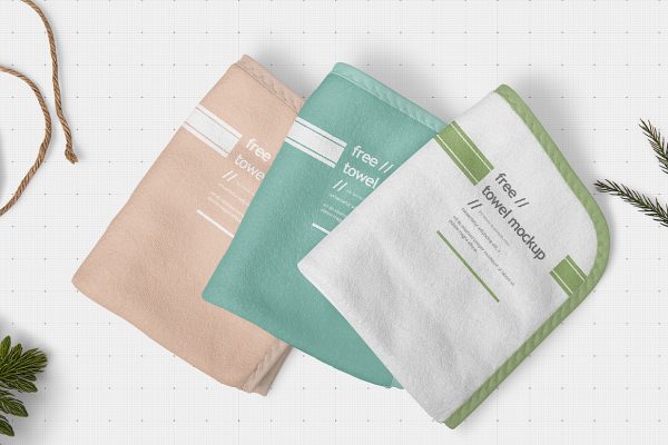 精致毛巾洗脸巾样机4组