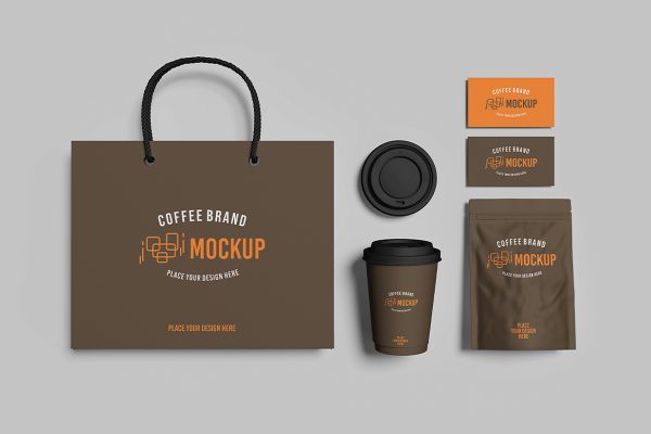 咖啡品牌包装VI样机