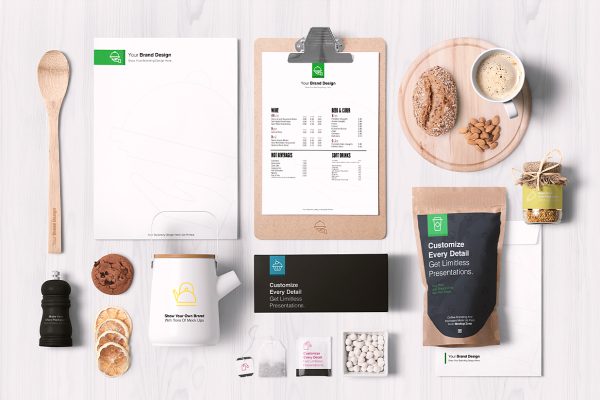 食品品牌包装VI样机2组