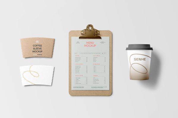 咖啡品牌包装VI样机