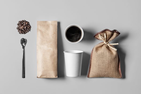 咖啡品牌包装VI样机7组