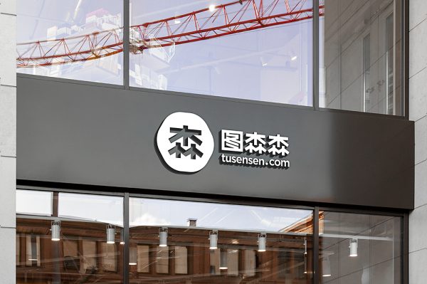 立体店招LOGO样机