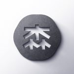 高质感岩石材质3D立体LOGO样机2组