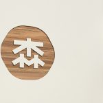 高质感镂空墙面木制立体LOGO样机