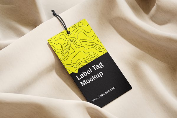 精致场景服装吊牌标签样机3组