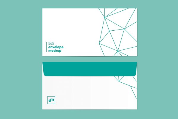 简约设计信封样机4组