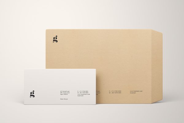 牛皮纸信封样机