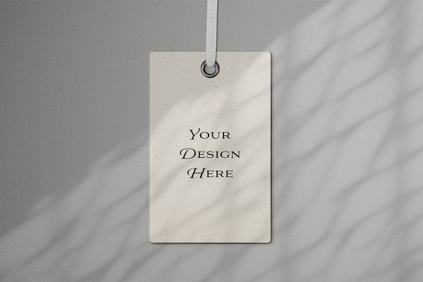服装吊牌标签样机