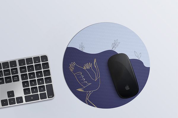 圆形鼠标垫样机Mockup