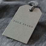 牛仔裤吊牌LOGO标志样机Mockup