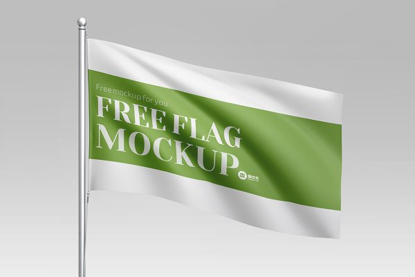 旗帜广告旗样机Mockup2组