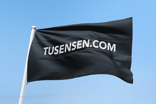 质感旗帜广告旗样机Mockup3组