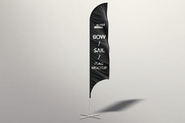 帆旗道旗广告旗旗帜样机mockup10组