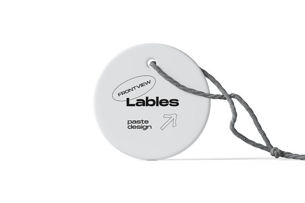 圆形服装吊牌标签样机