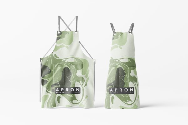 厨房围裙样机mockup7组